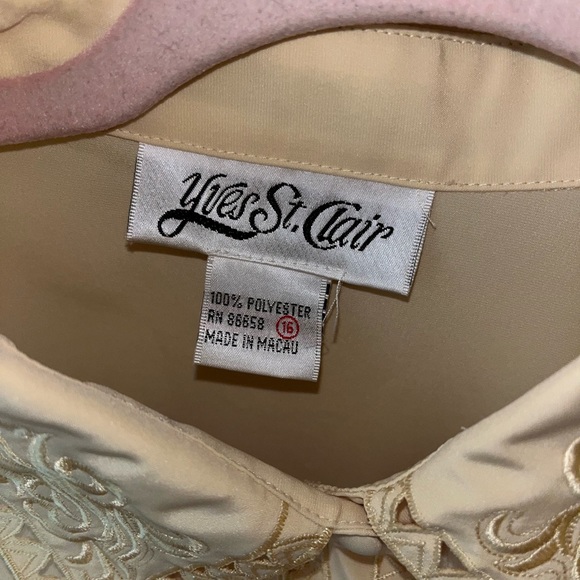 Vintage Yves St.Clair blouse bomber style. - Picture 2 of 4